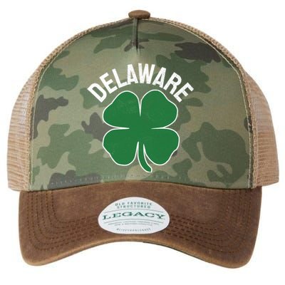 Delaware Gift St Patricks Day Shamrock Irish Gift Legacy Tie Dye Trucker Hat