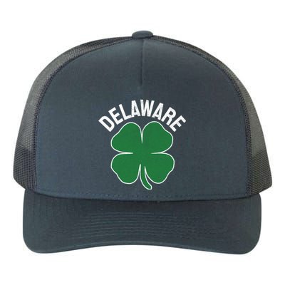 Delaware Gift St Patricks Day Shamrock Irish Gift Yupoong Adult 5-Panel Trucker Hat