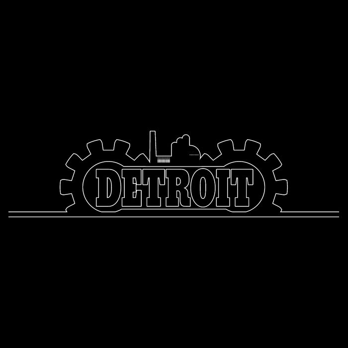 Detroit Gears Skyline Drawstring Bag