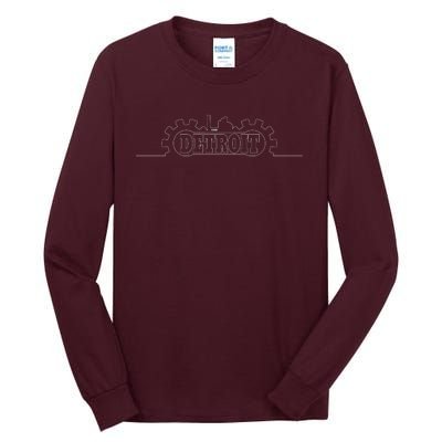 Detroit Gears Skyline Tall Long Sleeve T-Shirt