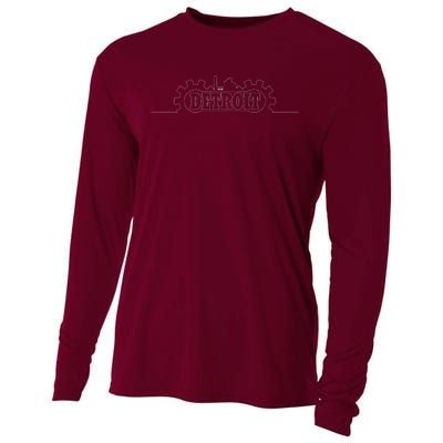 Detroit Gears Skyline Cooling Performance Long Sleeve Crew