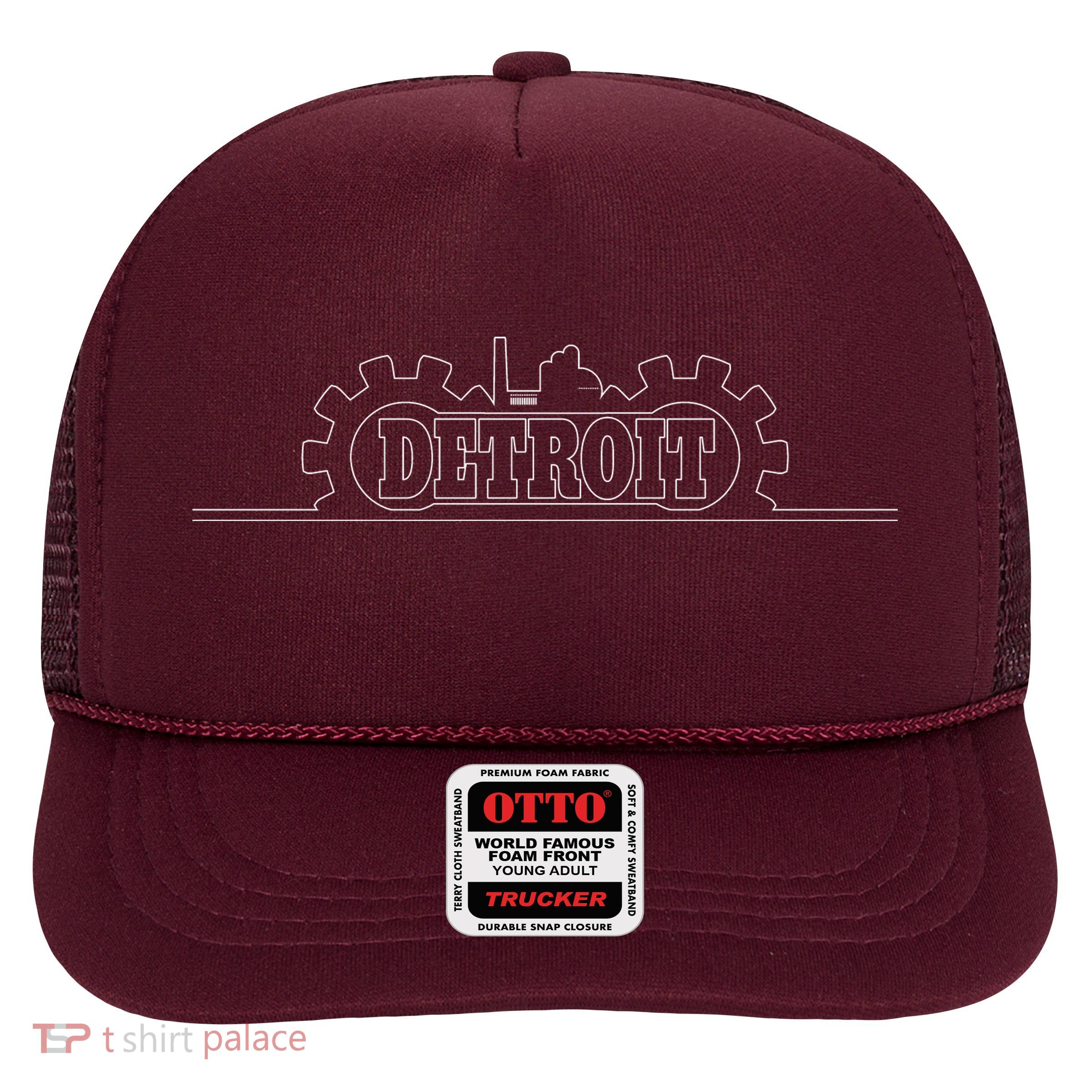 Detroit Gears Skyline Trucker Hat