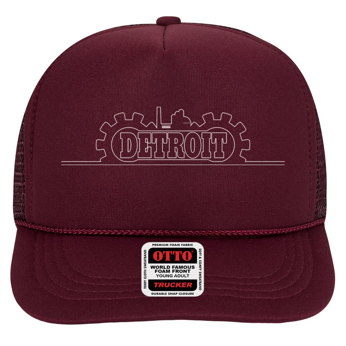 Detroit Gears Skyline Trucker Hat
