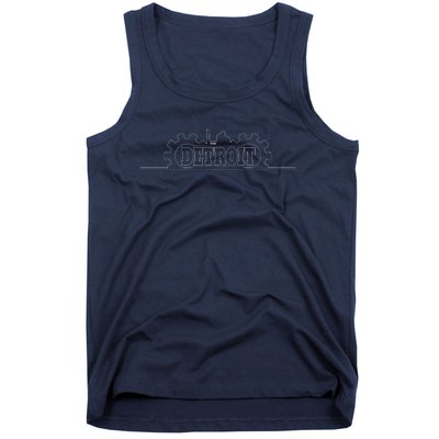 Detroit Gears Skyline Tank Top