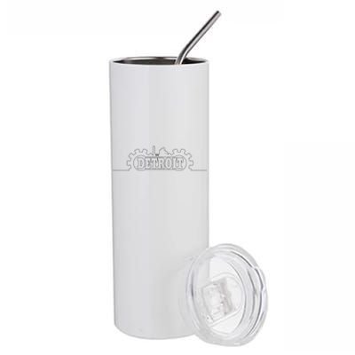 Detroit Gears Skyline Stainless Steel Tumbler