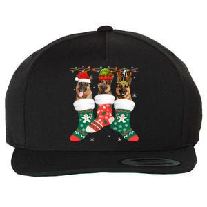 Dog Ger Shepherd Christmas Socks Funny Xmas Pajama Puppy Cool Gift Wool Snapback Cap