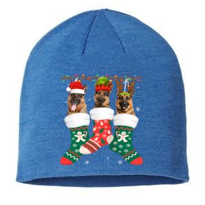 Dog Ger Shepherd Christmas Socks Funny Xmas Pajama Puppy Cool Gift Sustainable Beanie