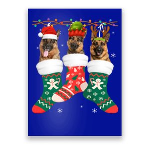 Dog Ger Shepherd Christmas Socks Funny Xmas Pajama Puppy Cool Gift Poster