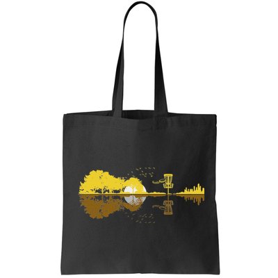 Disc Golf Sunset Guitar Guitarist Player Golfing Frisbee Dad Bag