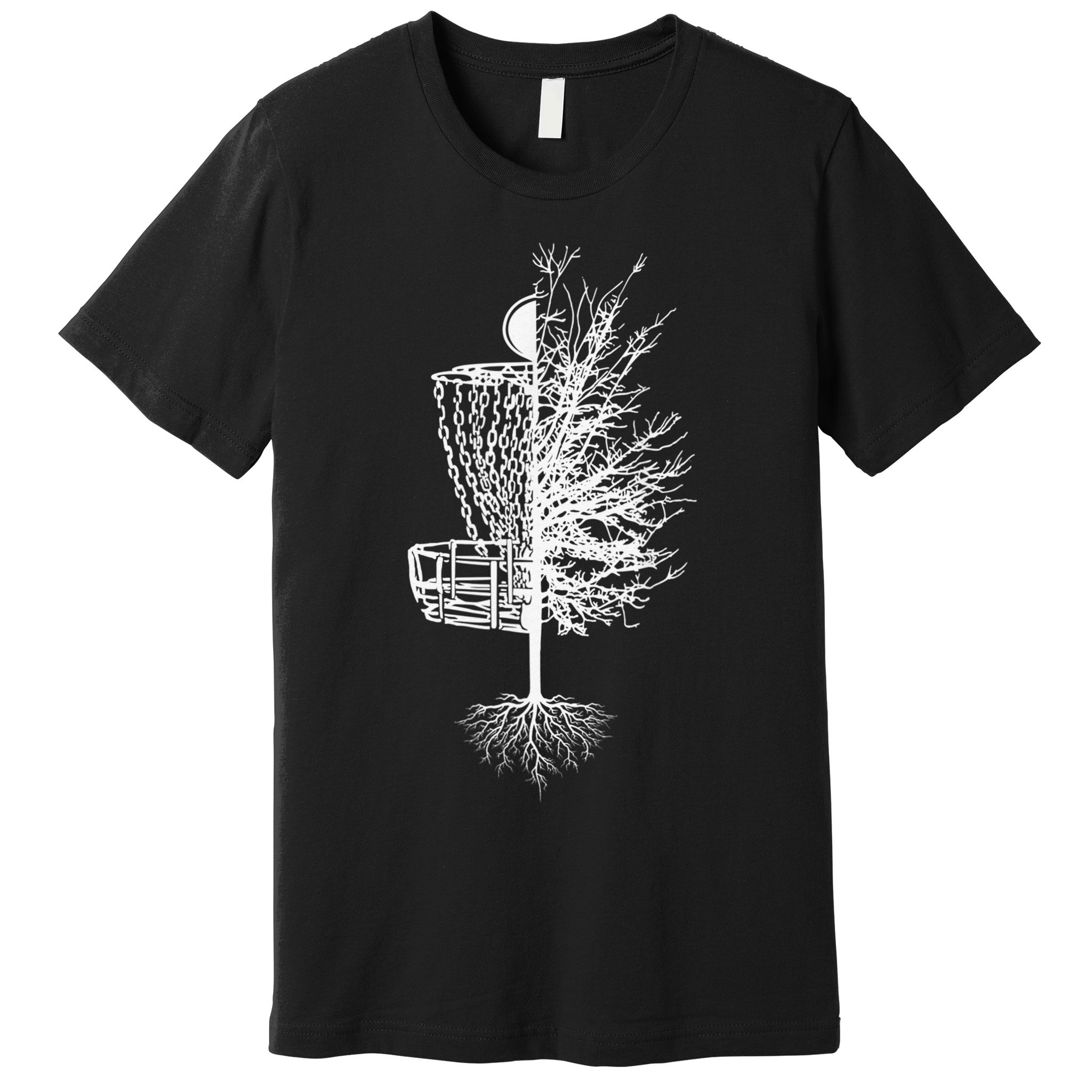 Disc Golf Shirt Basket Tree Frisbee Golf Colorful Premium T-Shirt