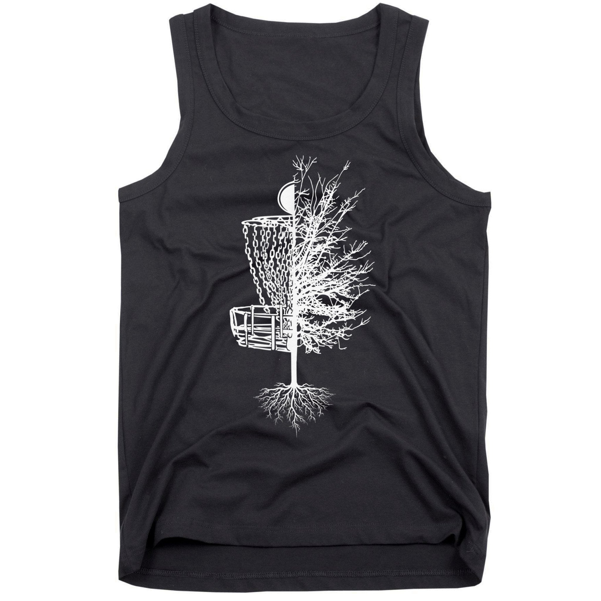 Disc Golf Shirt Basket Tree Frisbee Golf Colorful Tank Top