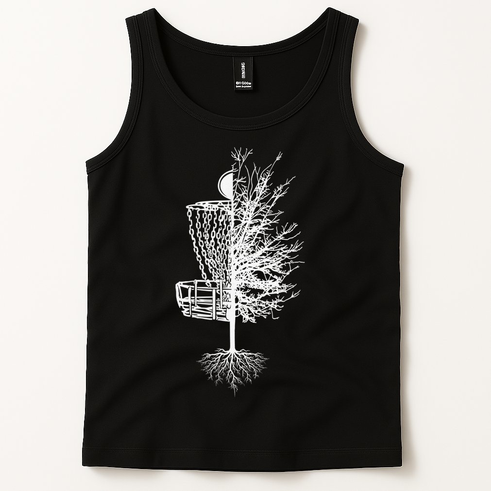 Disc Golf Shirt Basket Tree Frisbee Golf Colorful Tank Top