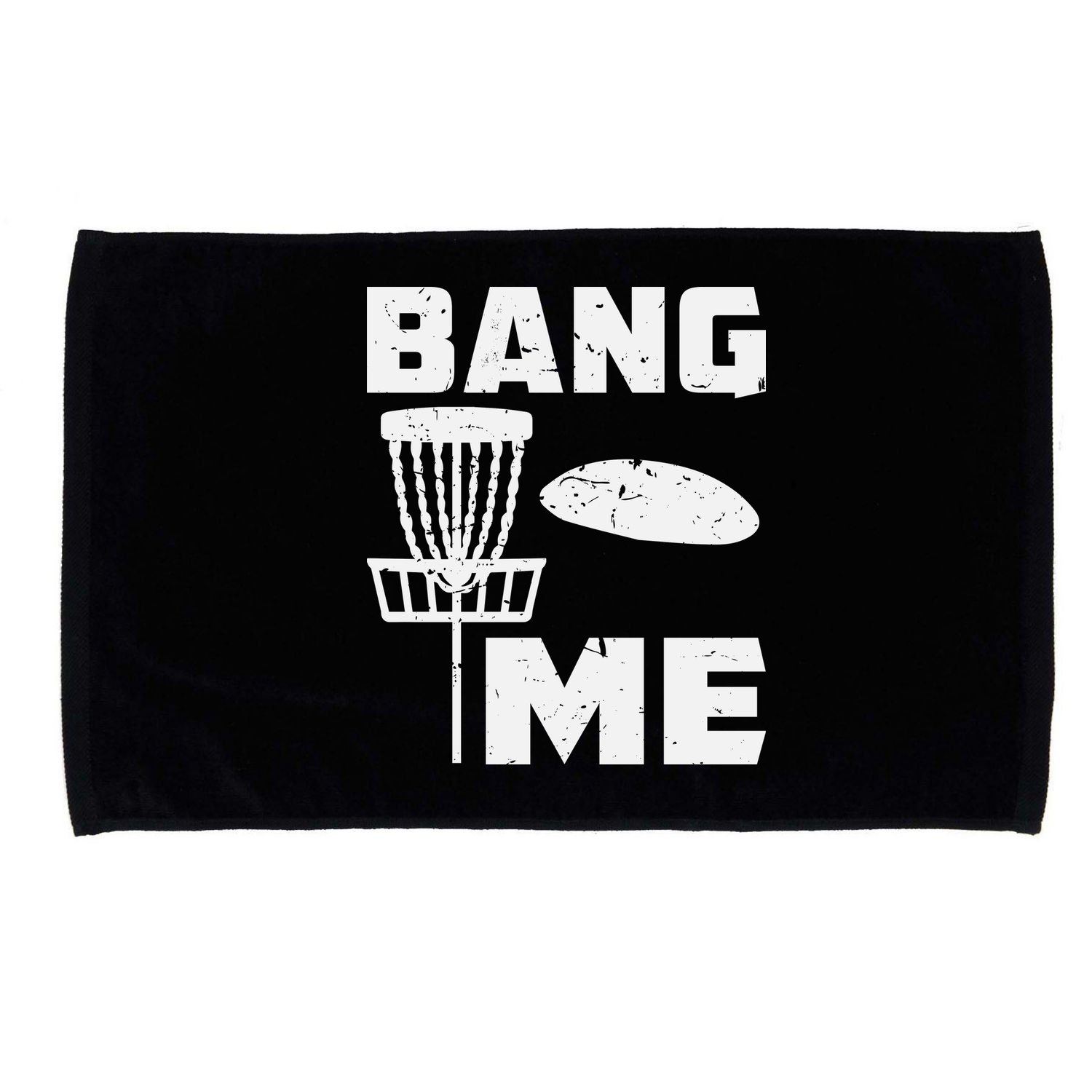 Disc Golfing Shirts Bang Me Funny Disc Golf Microfiber Hand Towel