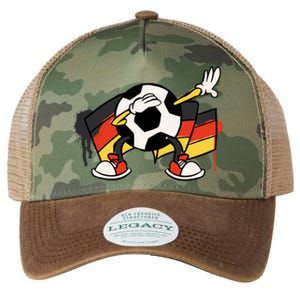 Dabbing Germany Soccer Ball Legacy Tie Dye Trucker Hat