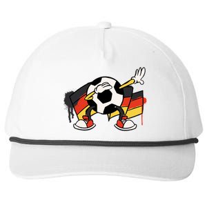 Dabbing Germany Soccer Ball Snapback Five-Panel Rope Hat