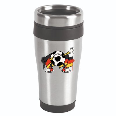 Dabbing Germany Soccer Ball 16oz Travel Tumbler