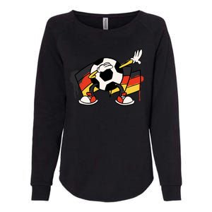 Dabbing Germany Soccer Ball Womens California Wash Sweatshirt