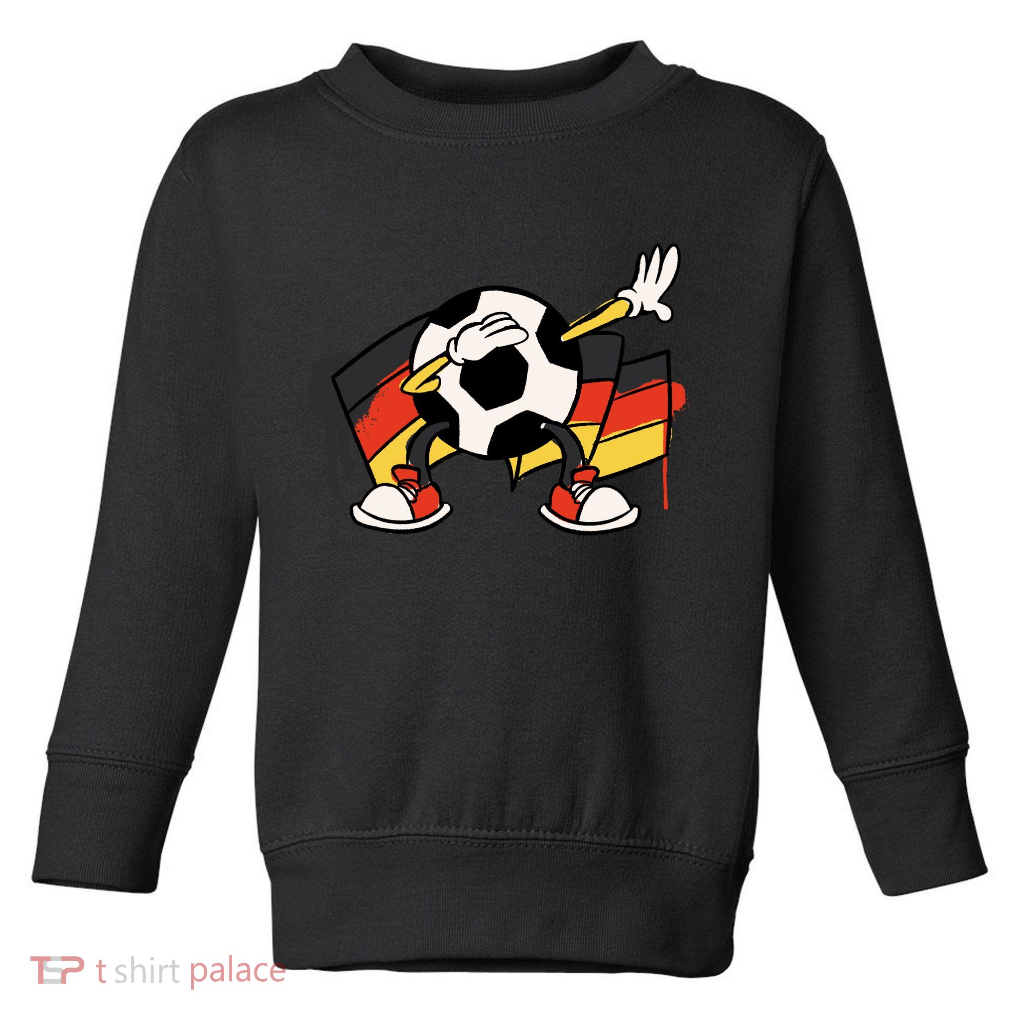 Dabbing Germany Soccer Ball Toddler Sweatshirt