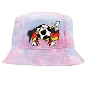 Dabbing Germany Soccer Ball Tie-Dyed Bucket Hat