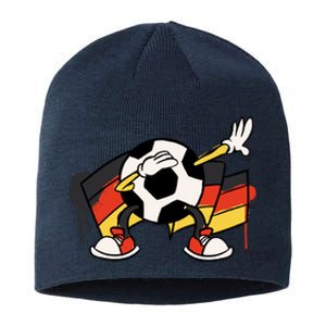 Dabbing Germany Soccer Ball Sustainable Beanie