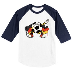 Dabbing Germany Soccer Ball Baseball Sleeve Shirt