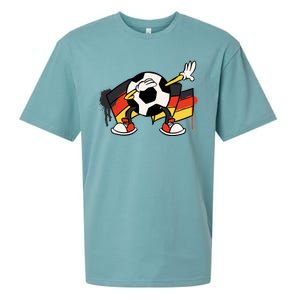 Dabbing Germany Soccer Ball Sueded Cloud Jersey T-Shirt