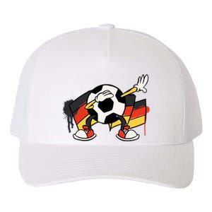 Dabbing Germany Soccer Ball Yupoong Adult 5-Panel Trucker Hat