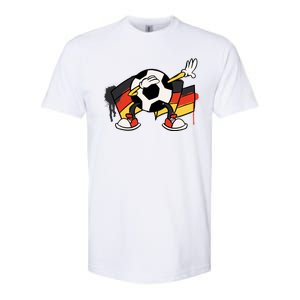 Dabbing Germany Soccer Ball Softstyle CVC T-Shirt