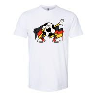 Dabbing Germany Soccer Ball Softstyle CVC T-Shirt