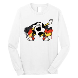 Dabbing Germany Soccer Ball Long Sleeve Shirt