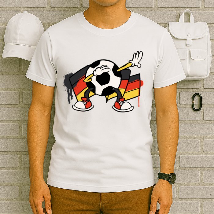 Dabbing Germany Soccer Ball T-Shirt