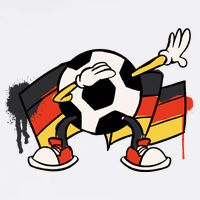Dabbing Germany Soccer Ball T-Shirt