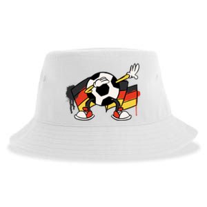 Dabbing Germany Soccer Ball Sustainable Bucket Hat