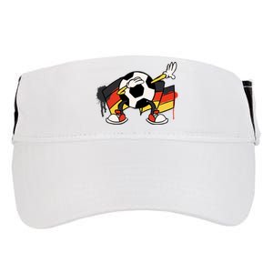 Dabbing Germany Soccer Ball Adult Drive Performance Visor