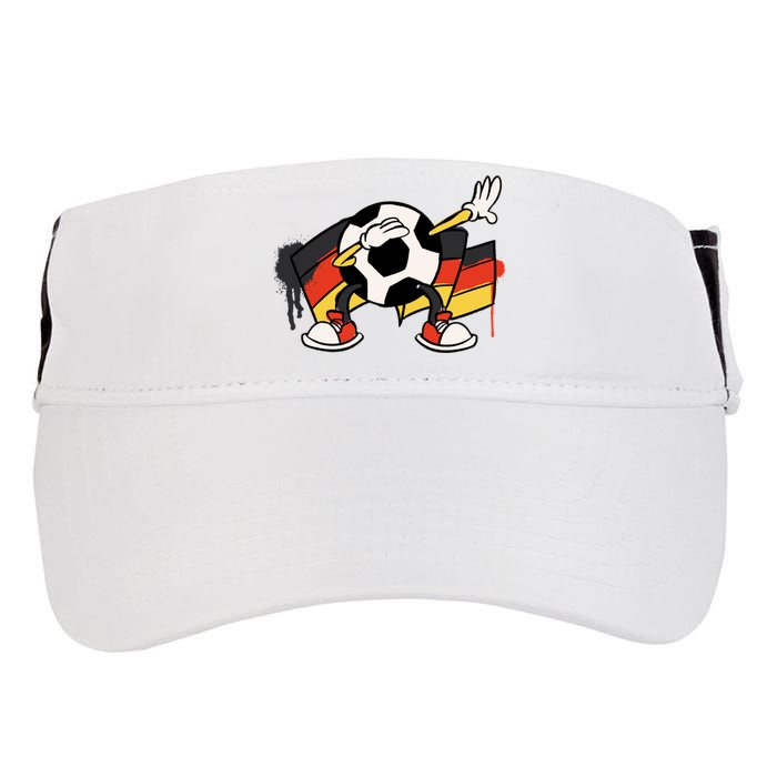 Dabbing Germany Soccer Ball Adult Drive Performance Visor