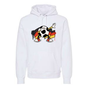 Dabbing Germany Soccer Ball Premium Hoodie