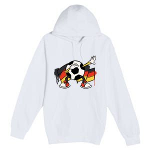 Dabbing Germany Soccer Ball Premium Pullover Hoodie