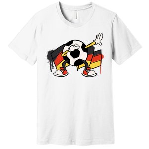 Dabbing Germany Soccer Ball Premium T-Shirt