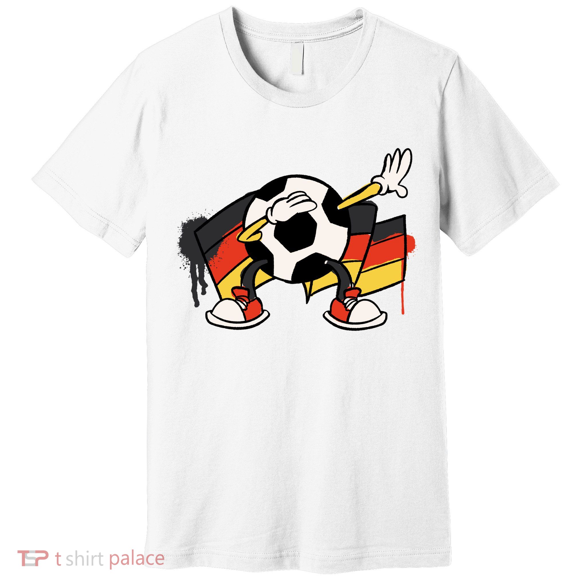 Dabbing Germany Soccer Ball Premium T-Shirt