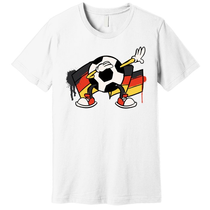 Dabbing Germany Soccer Ball Premium T-Shirt