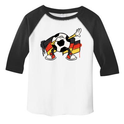 Dabbing Germany Soccer Ball Toddler Fine Jersey T-Shirt