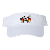 Dabbing Germany Soccer Ball Valucap Bio-Washed Visor