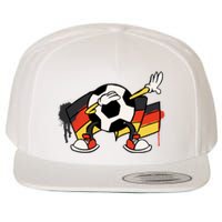 Dabbing Germany Soccer Ball Wool Snapback Cap