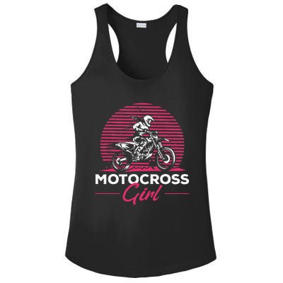 Dirtbike Girl Supercross Girl Enduro Off Road Motocross Girl Ladies PosiCharge Competitor Racerback Tank