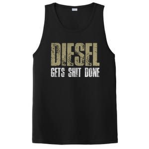 Diesel Gets Stuff Done Great Gift Truck Driver Gas Tool Engine Meaningful Gift PosiCharge Competitor Tank