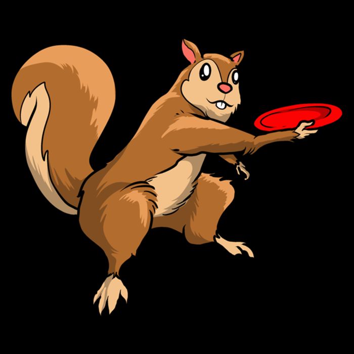 Disc Golf Squirrel Frolf Frisbee Golf Disc Gift Doggie Tank