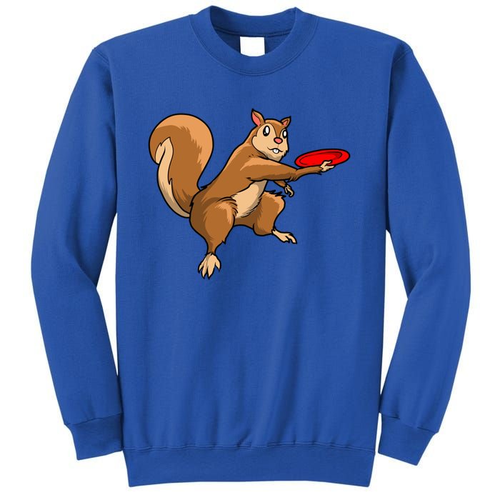 Disc Golf Squirrel Frolf Frisbee Golf Disc Gift Sweatshirt