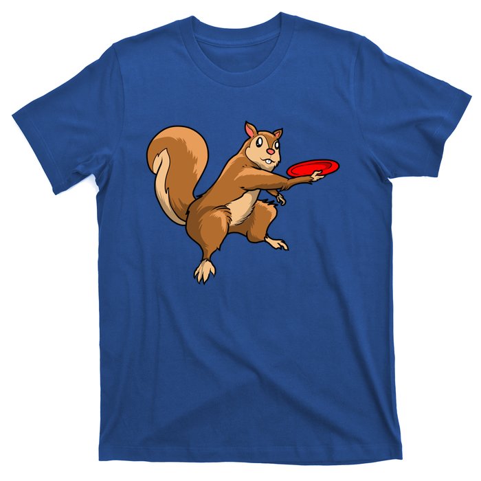 Disc Golf Squirrel Frolf Frisbee Golf Disc Gift T-Shirt