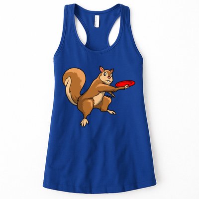Disc Golf Squirrel Frolf Frisbee Golf Disc Gift Womens Tank Top