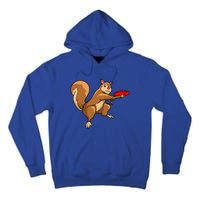 Disc Golf Squirrel Frolf Frisbee Golf Disc Gift Tall Hoodie